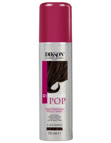 Dikson Pop Ritocco Ricrescita Spray Istantaneo Radici 75ml - Castano